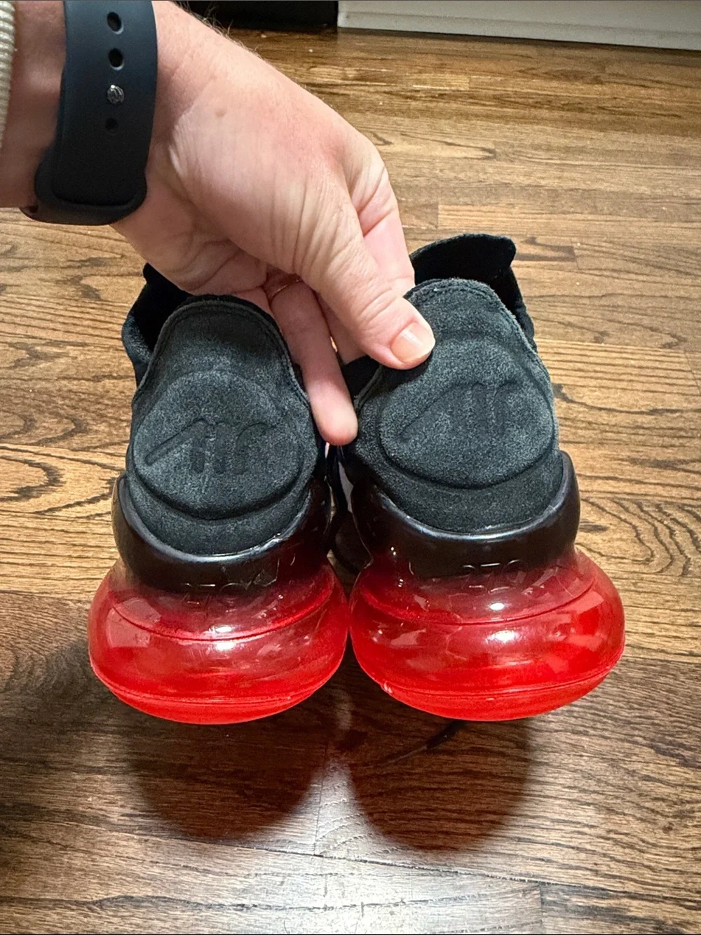 Nike wAir Max 270 Flyknit Chile Red / Black Style AO1023 601
